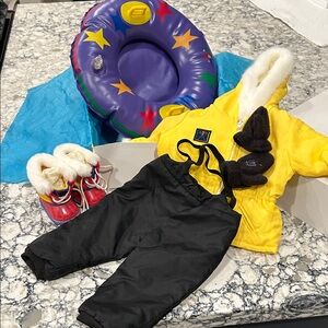 American Girl Snow tubing set , Vintage